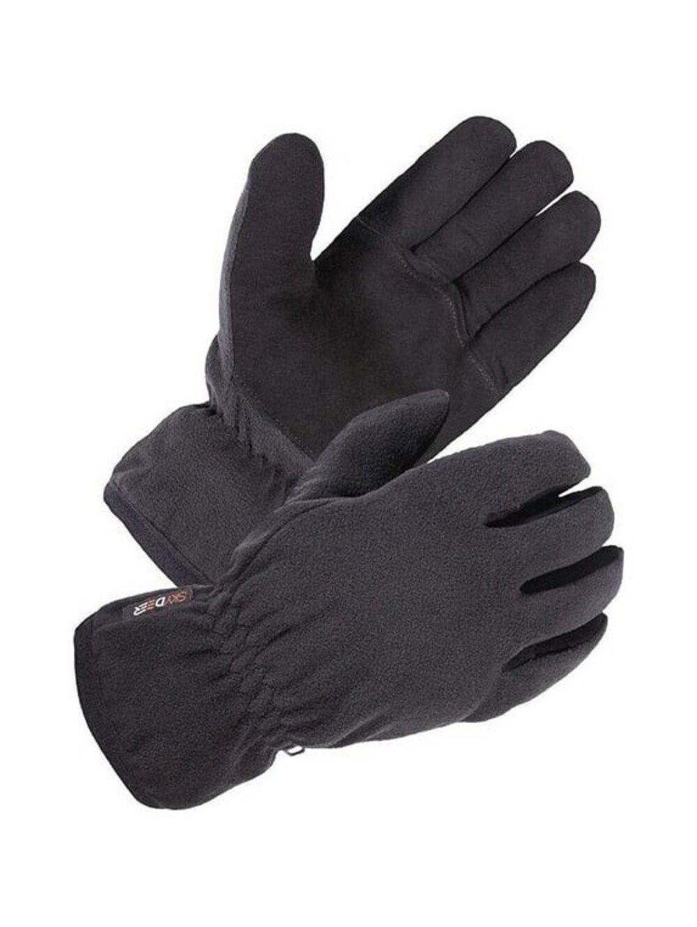 SKYDEER Premium Genuine Deerskin Suede Leather and Polar Fleece Gloves SD8661T/M
